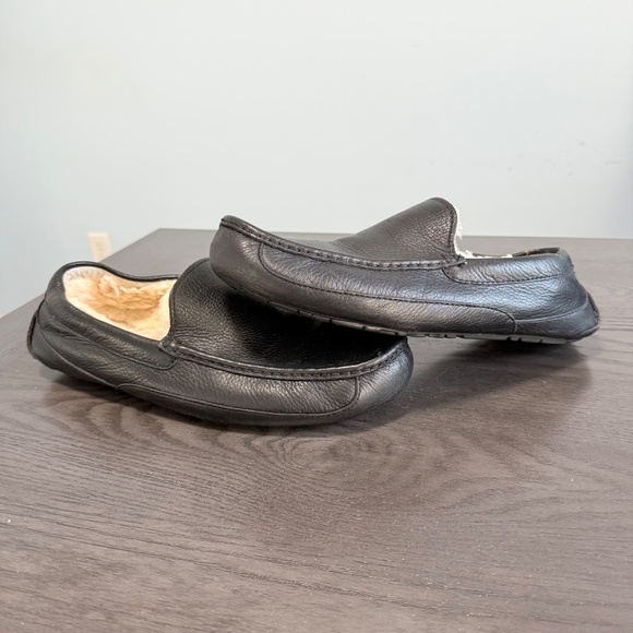 UGG Men’s Ascot Loafer Slipper Size 11 Black - Picture 7 of 9